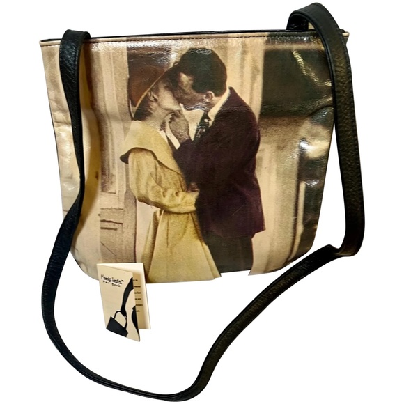 Beautiful Nancy Lucia New York Leather Bag – Romantic Couple Design - Picture 1 of 6